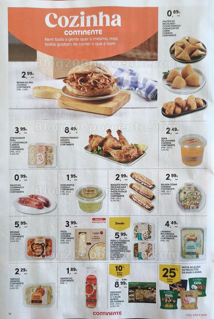 Antevisão Folheto CONTINENTE Promoções de 7 a 13 julho